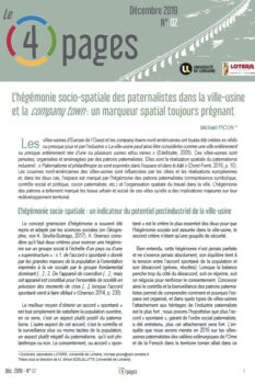L’hégémonie socio-spatiale des paternalistes dans la ville-usine et la company town : un marqueur spatial toujours prégnant
