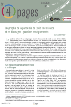 Géographie de la pandémie de Covid 19 en France et en Allemagne : premiers enseignements