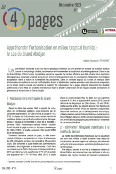 Appréhender l’urbanisation en milieu tropical humide : le cas du Grand Abidjan