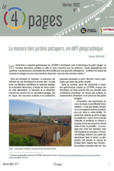 La mesure des jardins potagers, un défi géographique