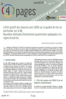 L’effet positif des mesures anti-COVID-19 sur la qualité de l’air, en particulier sur le NO2. Nouvelles méthodes d’estimation quantitative appliquées à la région Grand Est
