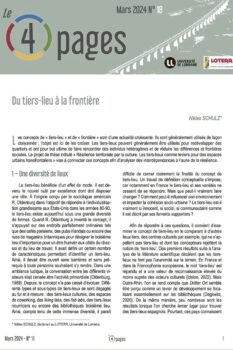 Du tiers-lieu à la frontière