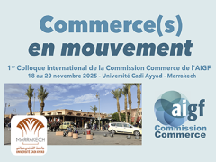 À Marrakech, le LOTERR participe au colloque international « Commerce(s) en mouvement »