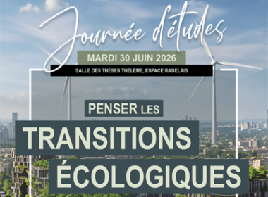 Journée d&rsquo;études « Penser les transitions écologiques en SHS »