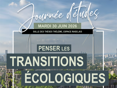 Journée d’études « Penser les transitions écologiques en SHS »