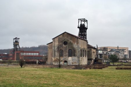 Site du Parc Explor Wendel à Petite-Rosselle (Moselle, France). Cliché Frédérique Morel-Doridat 2019.