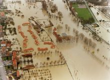 Saint-Julien-lès-Metz, lotissement du hameau du Bas Chêne - 11 avril 1983