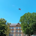 Photo 2 : Drone DJI Phantom 4 Pro en phase ascensionnelle. Crédit : Gilles Drogue / LOTERR ©