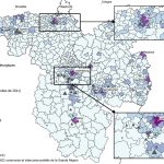 Sources : INSEE (Fr), STATEC (Lu), STABEL (Be), Statistisches Landesamt Rheinland-Pfalz (De), Statistisches Amt des Saarlandes (De). Sources économiques : Atlas en ligne de l’Université du Luxembourg (gr-atlas.univ.lu) – Paul Thomes & Marc Engels (2010) pour la sidérurugie. Source du fond de carte : F. Morel-Doridat (Université de Lorraine) mis à jour par Nicolas Greiner (2021)