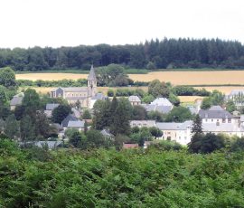 Le paysage de la reconstruction de Montsauche (E. Chiffre, 2024)